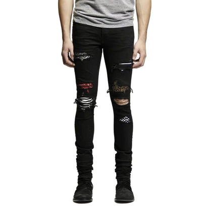 American street fashion jeans
