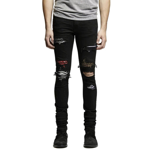 American street fashion jeans