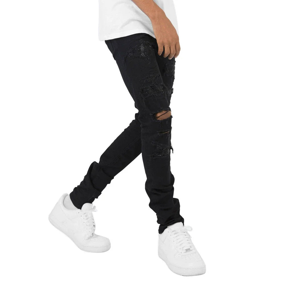 American street fashion jeans