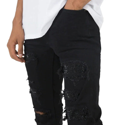 American street fashion jeans